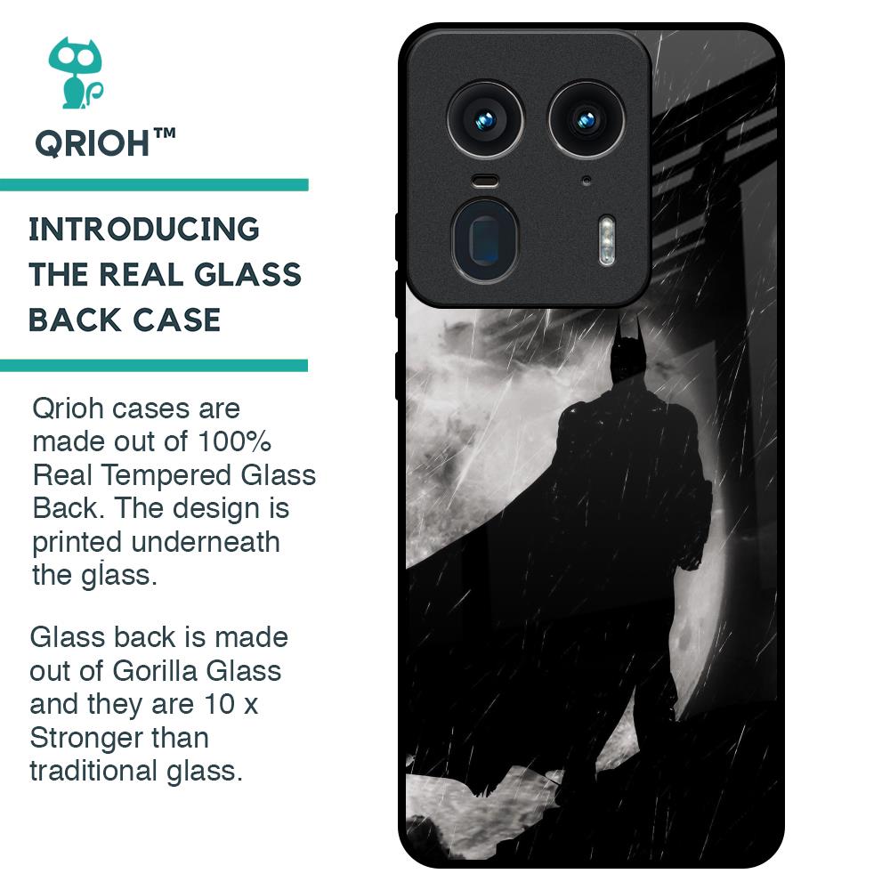 Dark Warrior Hero Glass Case for Motorola Edge 50 Ultra 5G