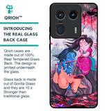 Radha Krishna Art Glass Case for Motorola Edge 50 Ultra 5G
