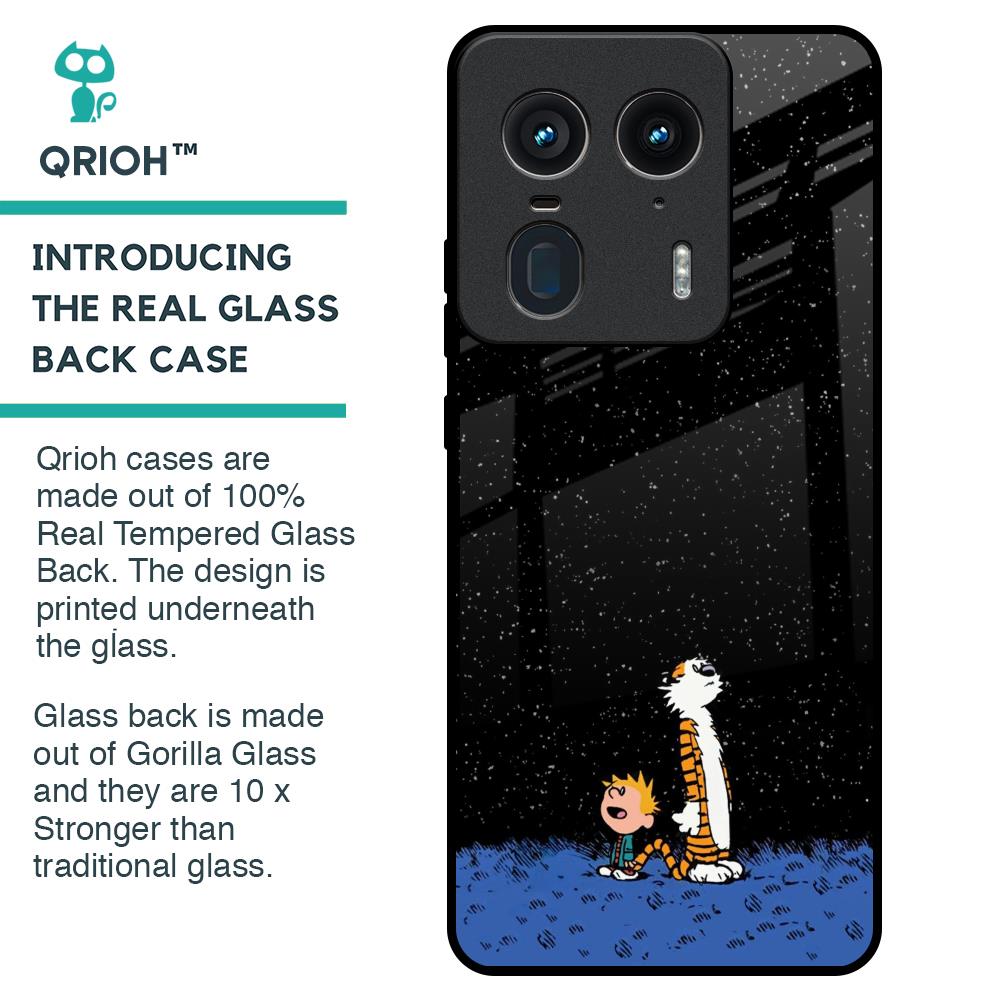 Night Sky Star Glass Case for Motorola Edge 50 Ultra 5G