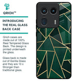 Abstract Green Glass Case For Motorola Edge 50 Ultra 5G