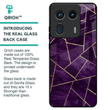 Geometric Purple Glass Case For Motorola Edge 50 Ultra 5G
