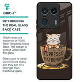 Tea With Kitty Glass Case For Motorola Edge 50 Ultra 5G