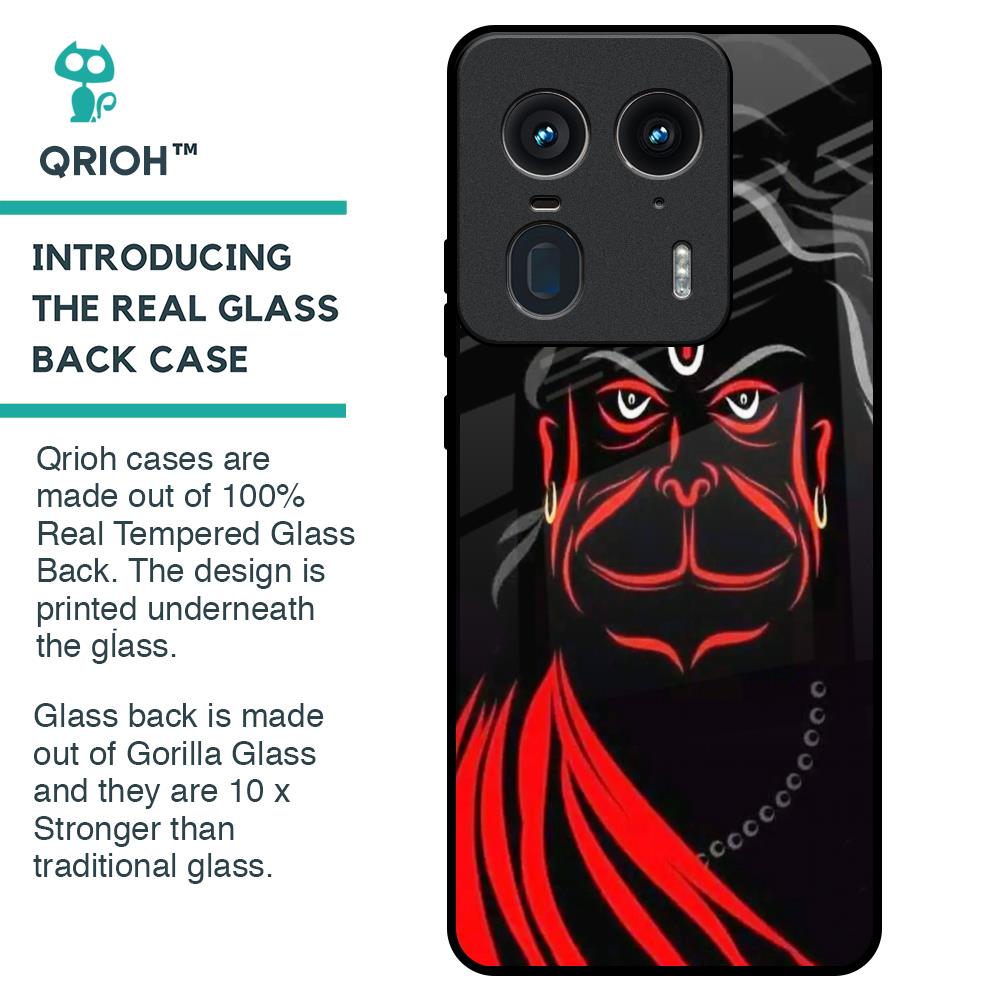 Lord Hanuman Glass Case For Motorola Edge 50 Ultra 5G