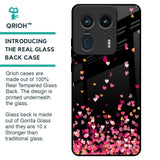 Heart Rain Fall Glass Case For Motorola Edge 50 Ultra 5G