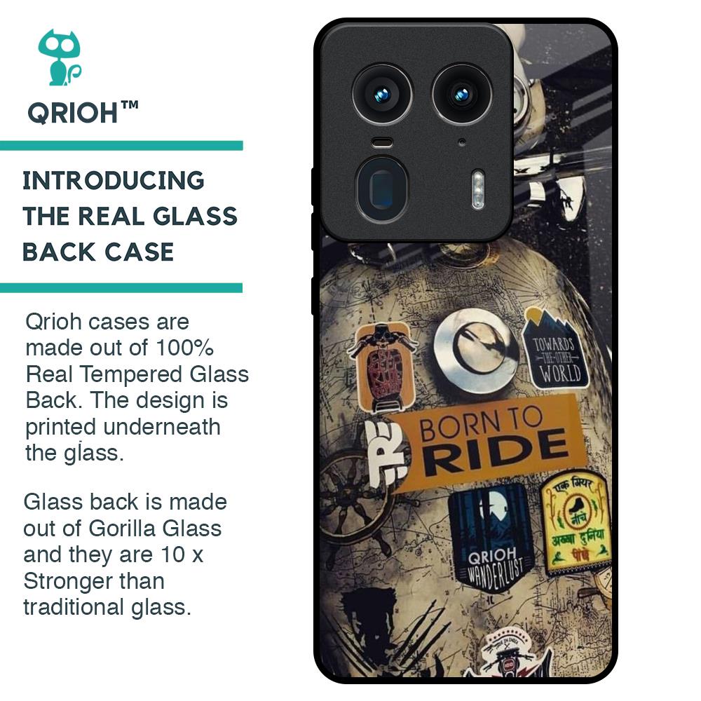 Ride Mode On Glass Case for Motorola Edge 50 Ultra 5G