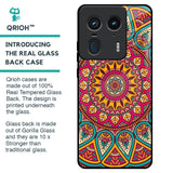Elegant Mandala Glass Case for Motorola Edge 50 Ultra 5G