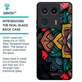 Retro Gorgeous Flower Glass Case for Motorola Edge 50 Ultra 5G
