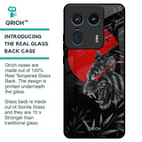 Red Moon Tiger Glass Case for Motorola Edge 50 Ultra 5G