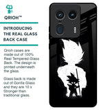 Monochrome Goku Glass Case for Motorola Edge 50 Ultra 5G