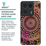 Floral Mandala Glass Case for Motorola Edge 50 Ultra 5G