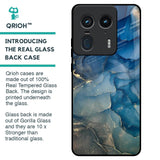 Blue Cool Marble Glass Case for Motorola Edge 50 Ultra 5G
