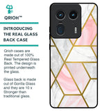 Geometrical Marble Glass Case for Motorola Edge 50 Ultra 5G
