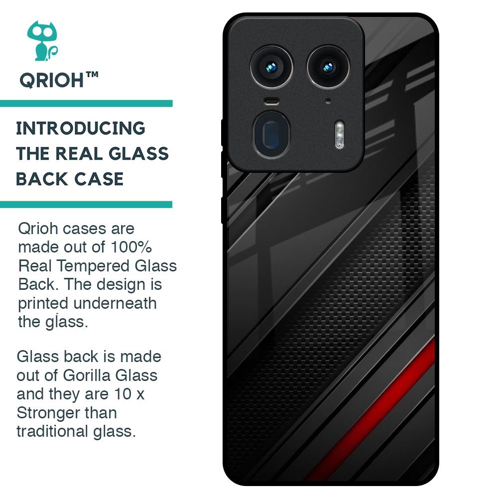 Modern Abstract Glass Case for Motorola Edge 50 Ultra 5G