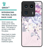 Elegant Floral Glass Case for Motorola Edge 50 Ultra 5G
