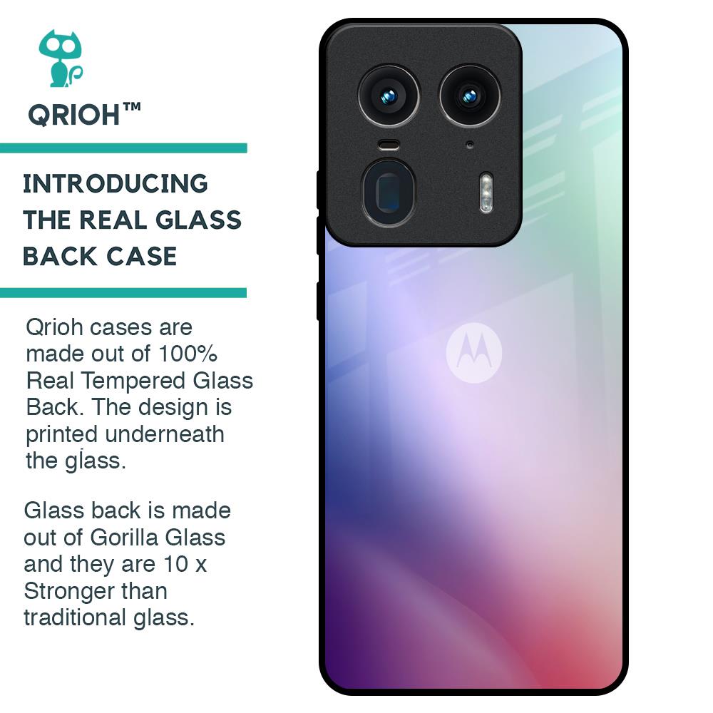 Abstract Holographic Glass Case for Motorola Edge 50 Ultra 5G