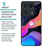 Colorful Fluid Glass Case for Motorola Edge 50 Ultra 5G
