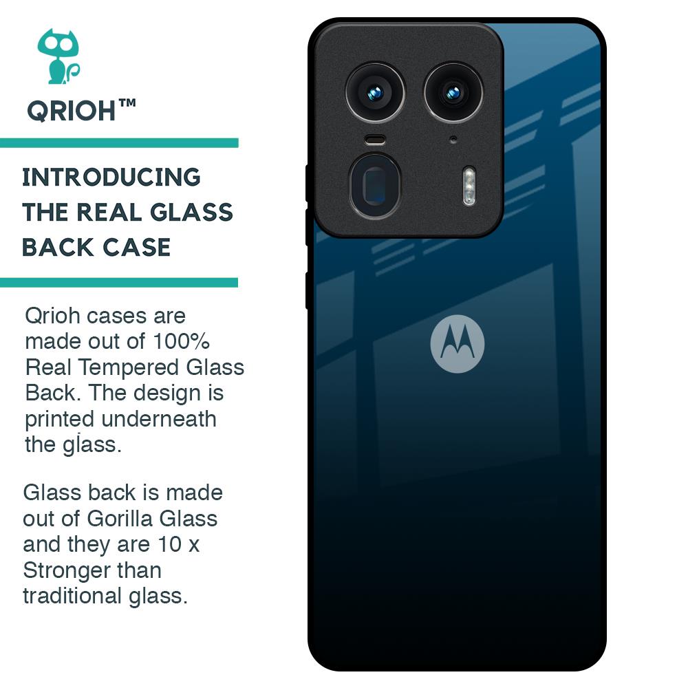 Sailor Blue Glass Case For Motorola Edge 50 Ultra 5G