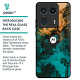 Watercolor Wave Glass Case for Motorola Edge 50 Ultra 5G
