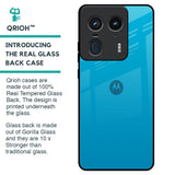 Blue Aqua Glass Case for Motorola Edge 50 Ultra 5G