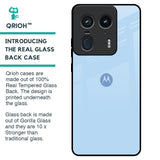 Pastel Sky Blue Glass Case for Motorola Edge 50 Ultra 5G
