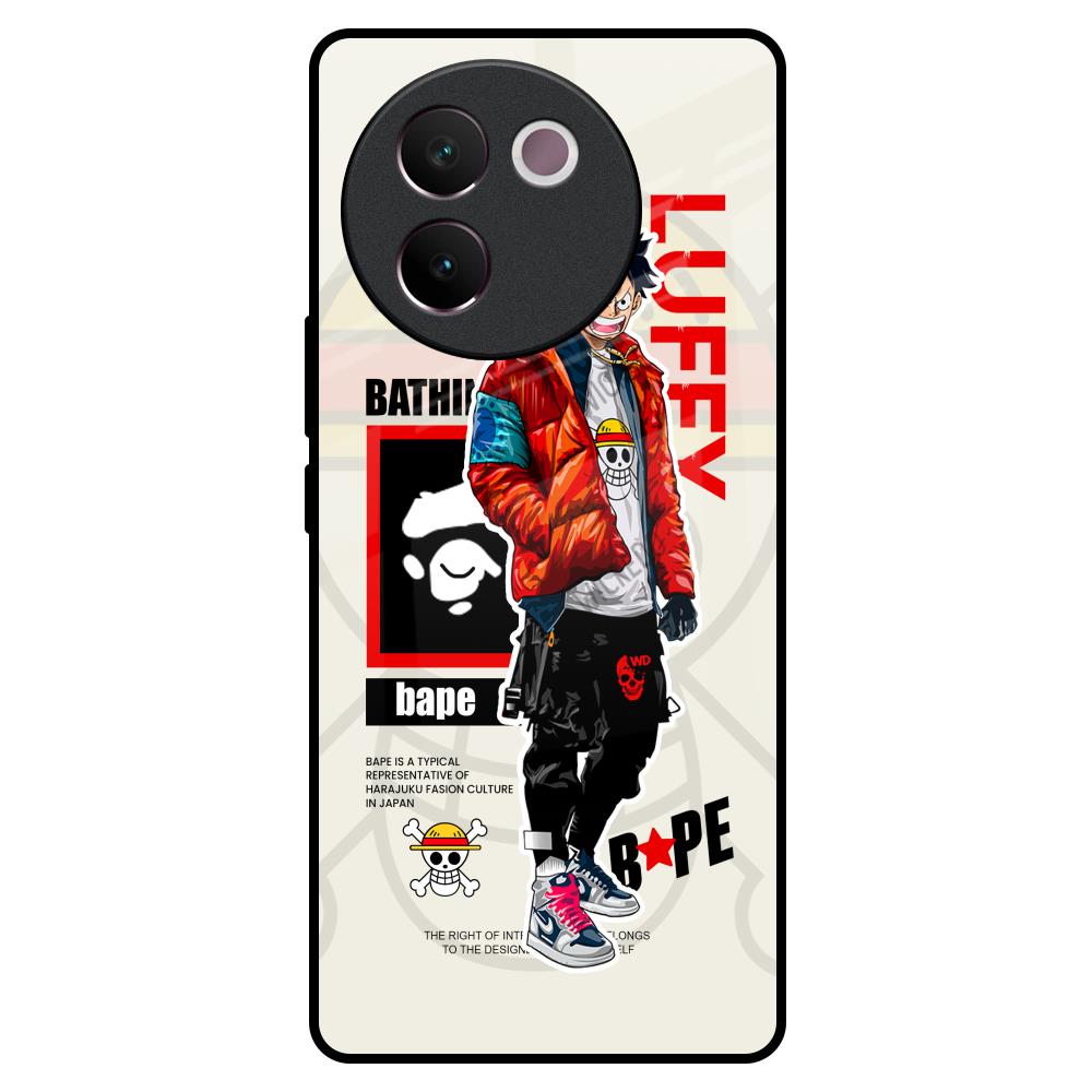 Bape Luffy Vivo V30e Glass Back Cover Online
