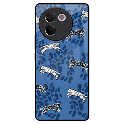 Blue Cheetah Vivo V30e Glass Back Cover Online