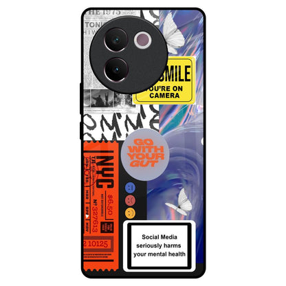 Smile for Camera Vivo V30e Glass Back Cover Online