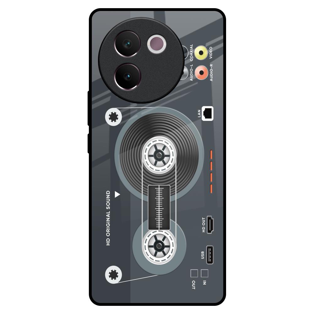 Retro Recorder Vivo V30e Glass Back Cover Online
