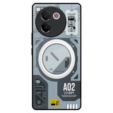 Modern Technology Vivo V30e Glass Back Cover Online