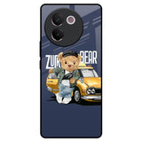 Adventurous Bear Vivo V30e Glass Back Cover Online