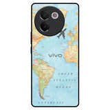 Fly Around The World Vivo V30e Glass Back Cover Online