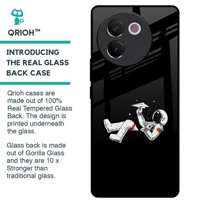 Space Traveller Glass Case for Vivo V30e