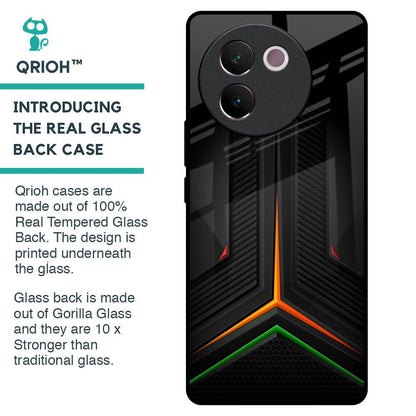Modern Ultra Chevron Glass Case for Vivo V30e