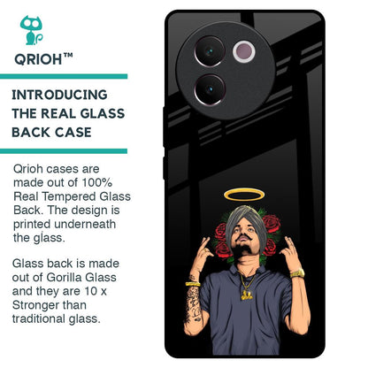 Punjabi Singer Poster Glass Case for Vivo V30e