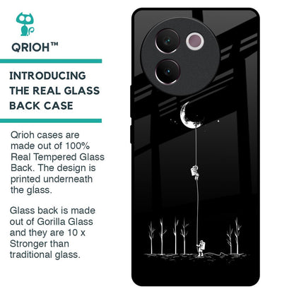 Catch the Moon Glass Case for Vivo V30e