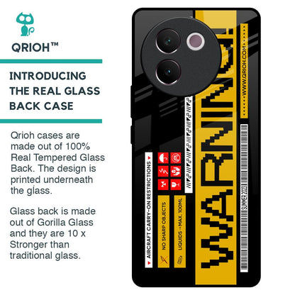 Aircraft Warning Glass Case for Vivo V30e
