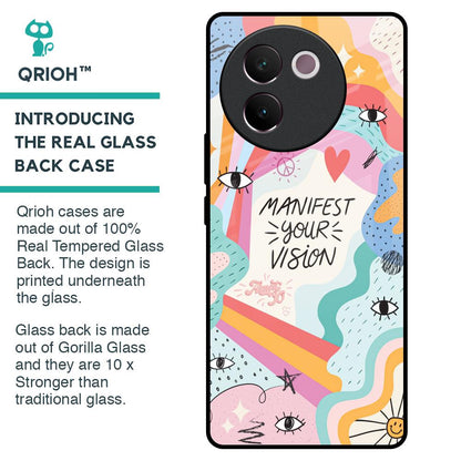 Vision Manifest Glass Case for Vivo V30e