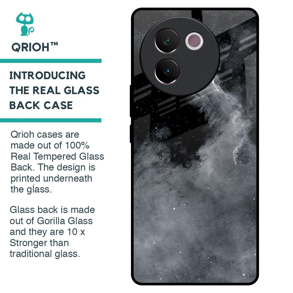 Fossil Gradient Glass Case For Vivo V30e