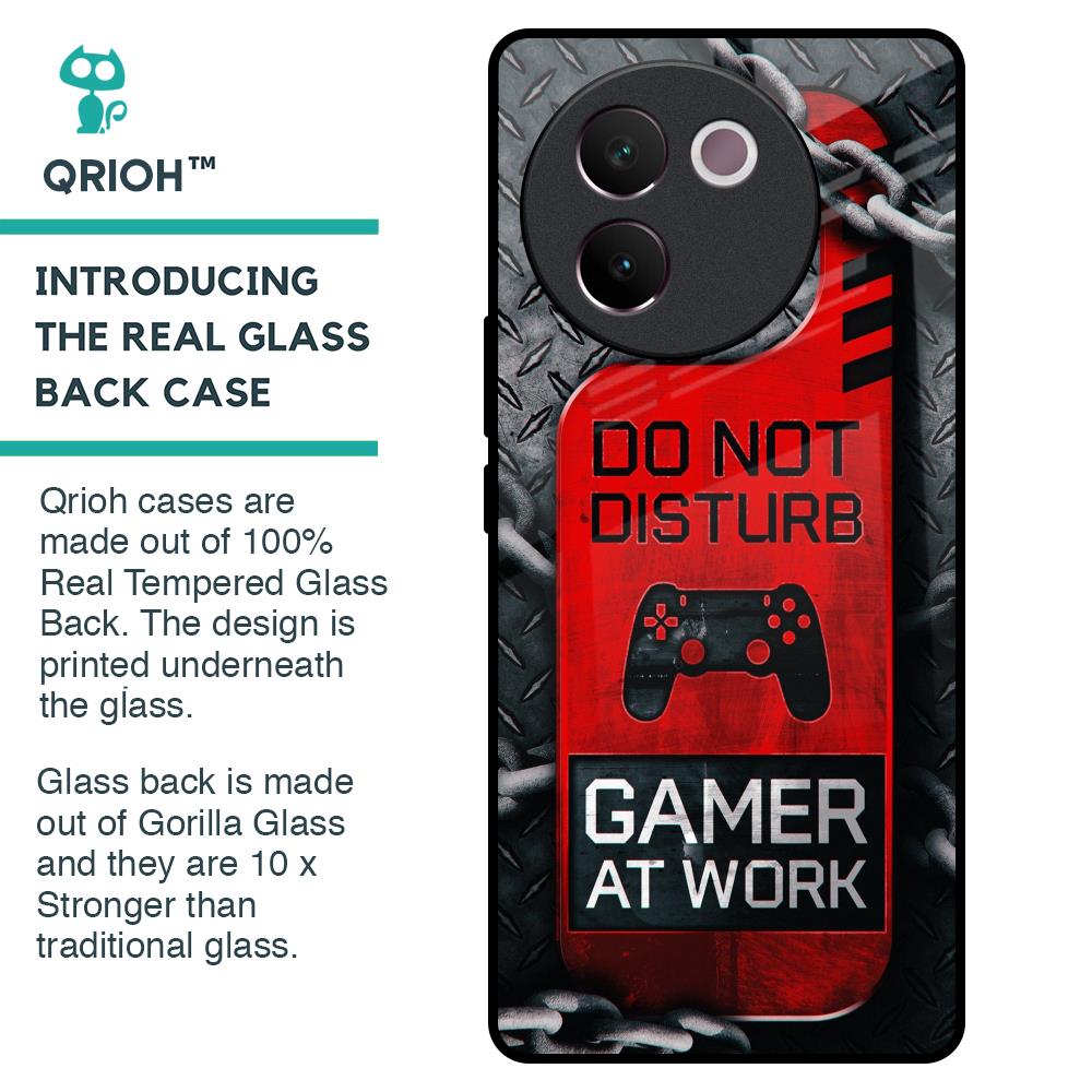 Do No Disturb Glass Case For Vivo V30e