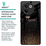I Am The Queen Glass Case for Vivo V30e
