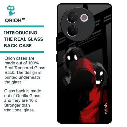 Shadow Character Glass Case for Vivo V30e