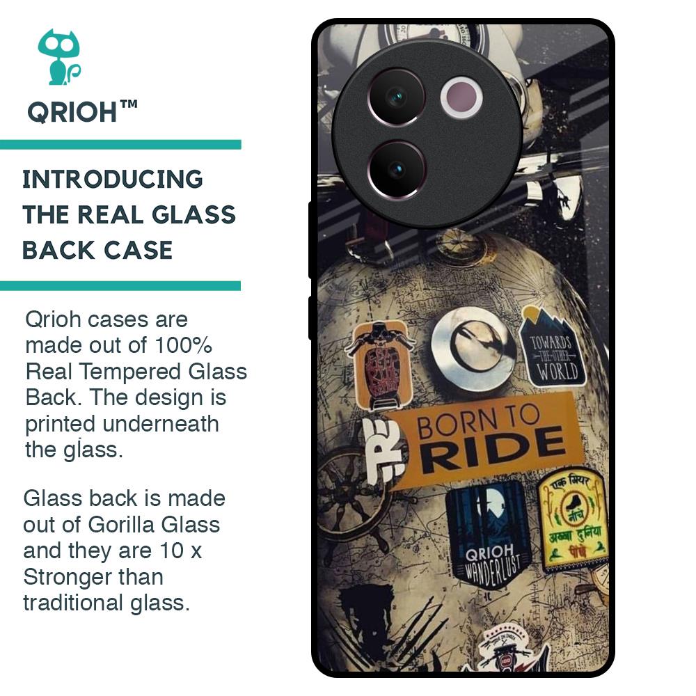 Ride Mode On Glass Case for Vivo V30e