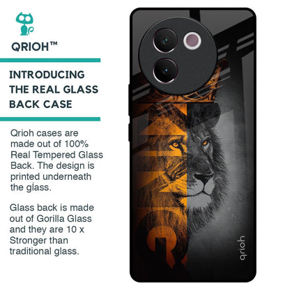 King Of Forest Glass Case for Vivo V30e