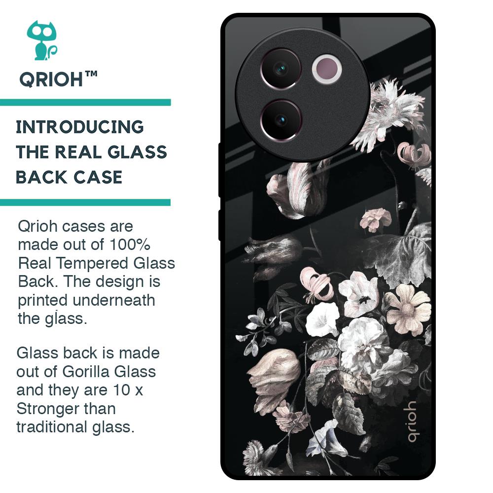 Artistic Mural Glass Case for Vivo V30e
