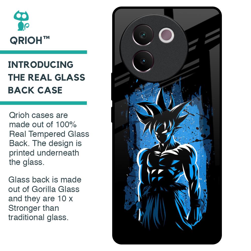 Splatter Instinct Glass Case for Vivo V30e