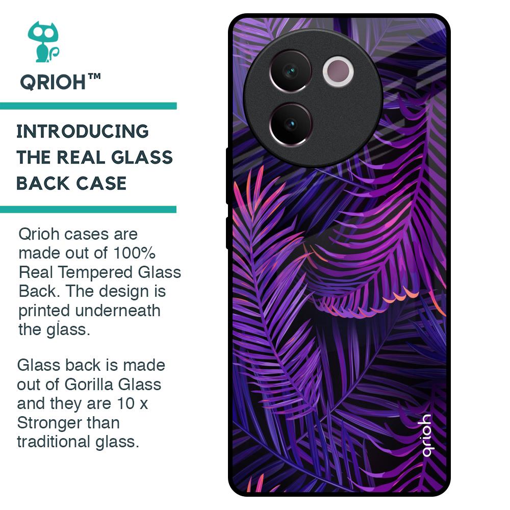 Plush Nature Glass Case for Vivo V30e