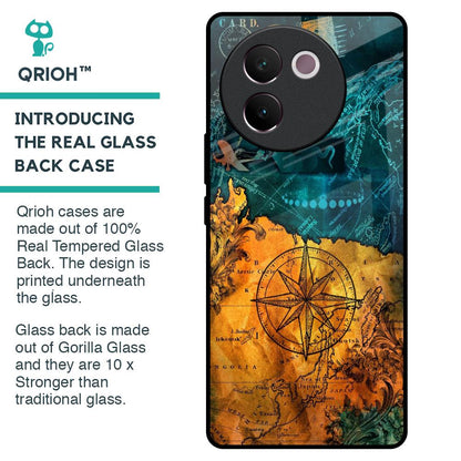 Architecture Map Glass Case for Vivo V30e