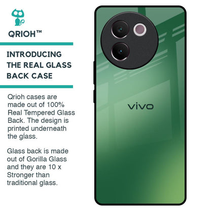 Green Grunge Texture Glass Case for Vivo V30e
