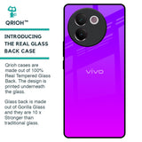 Purple Pink Glass Case for Vivo V30e