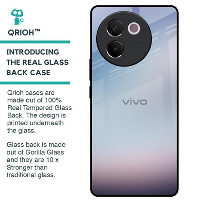 Light Sky Texture Glass Case for Vivo V30e